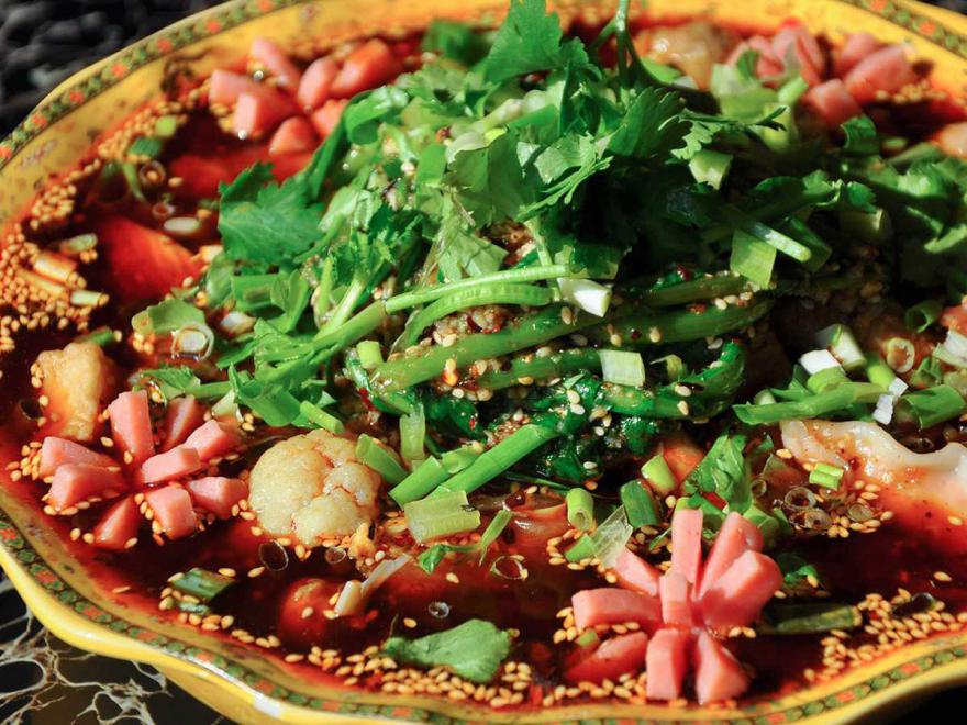 冒菜的制作程序，